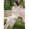 Mokaana Women's Short Sleeve Shirt & Long Skirt Set