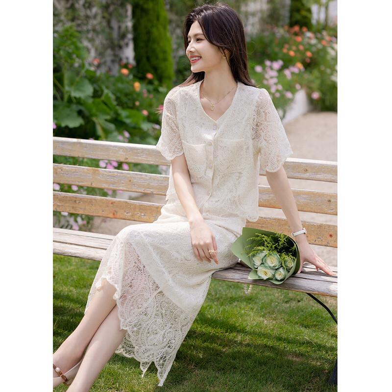 

Mokaana Women s Short Sleeve Shirt & Long Skirt Set XL