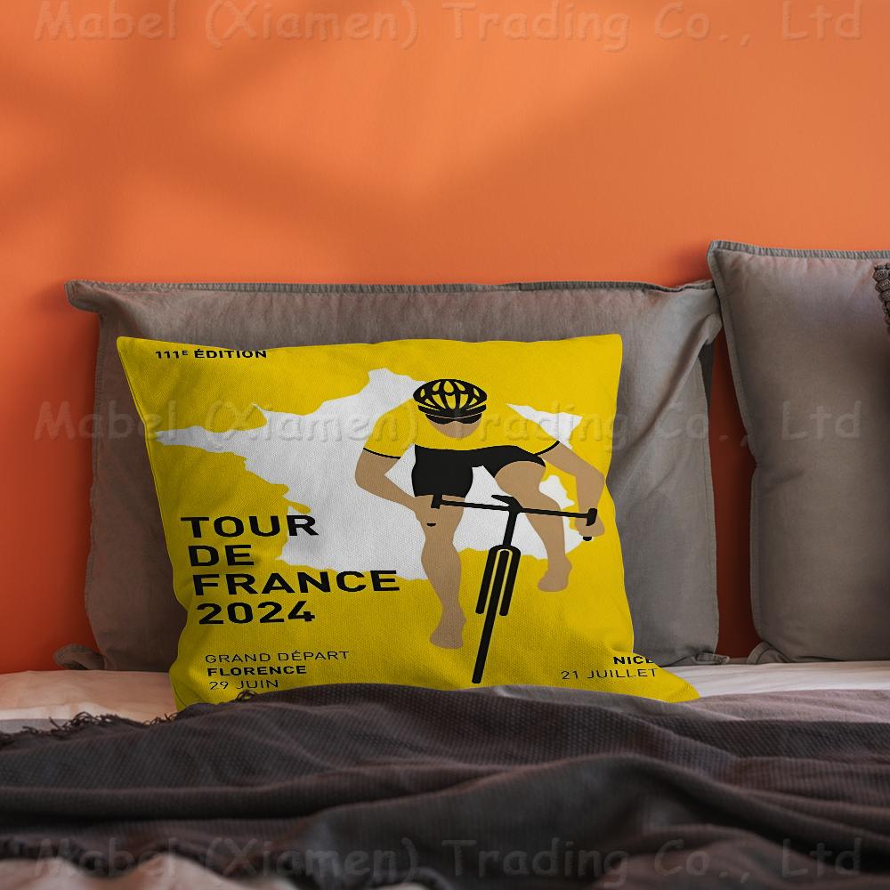 TTour DDe FFrance Pillow Cushion Cover Pillowcase Living Room Sofa Home Decor Customized