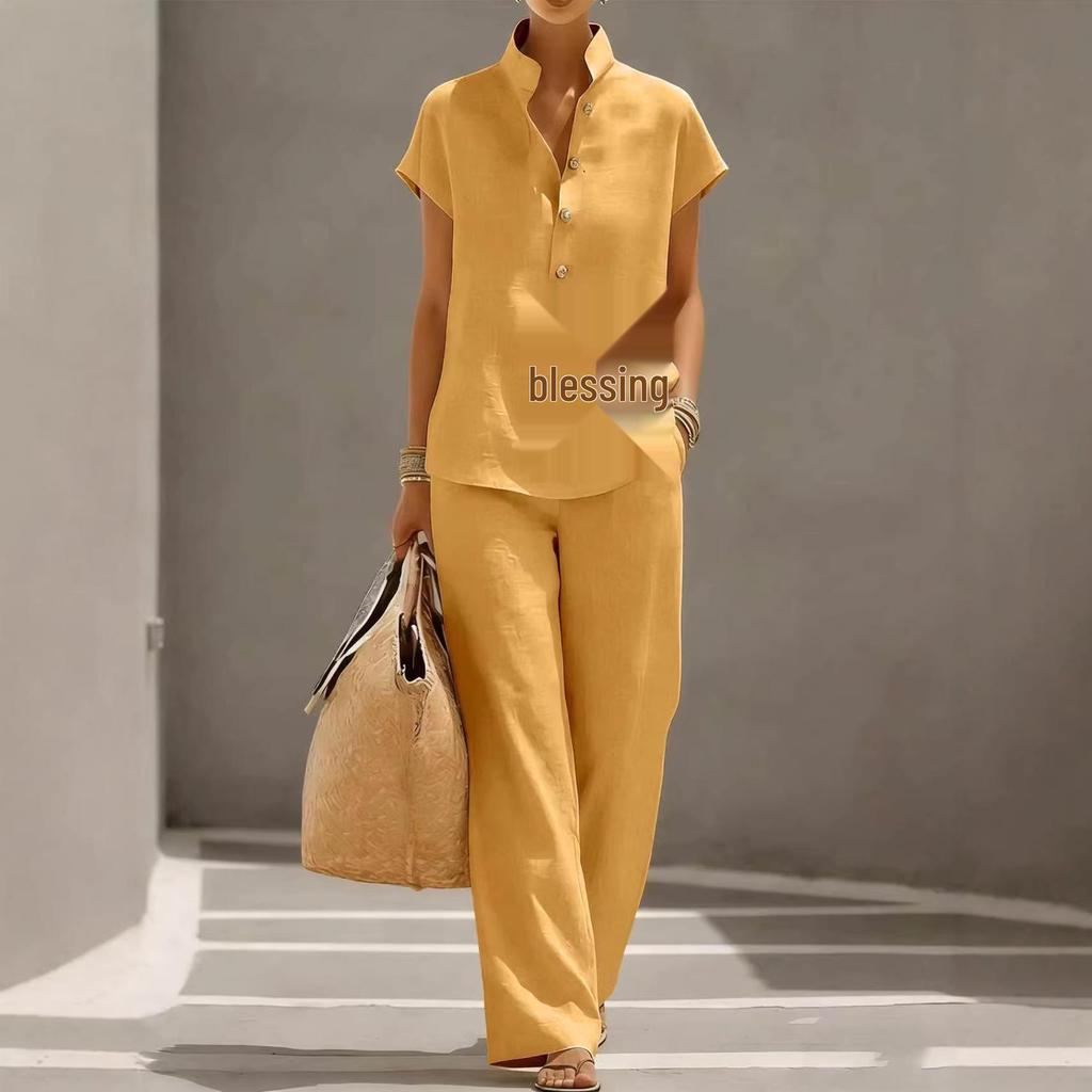 Women's Cross-Border Casual Cardigan and Pants Set