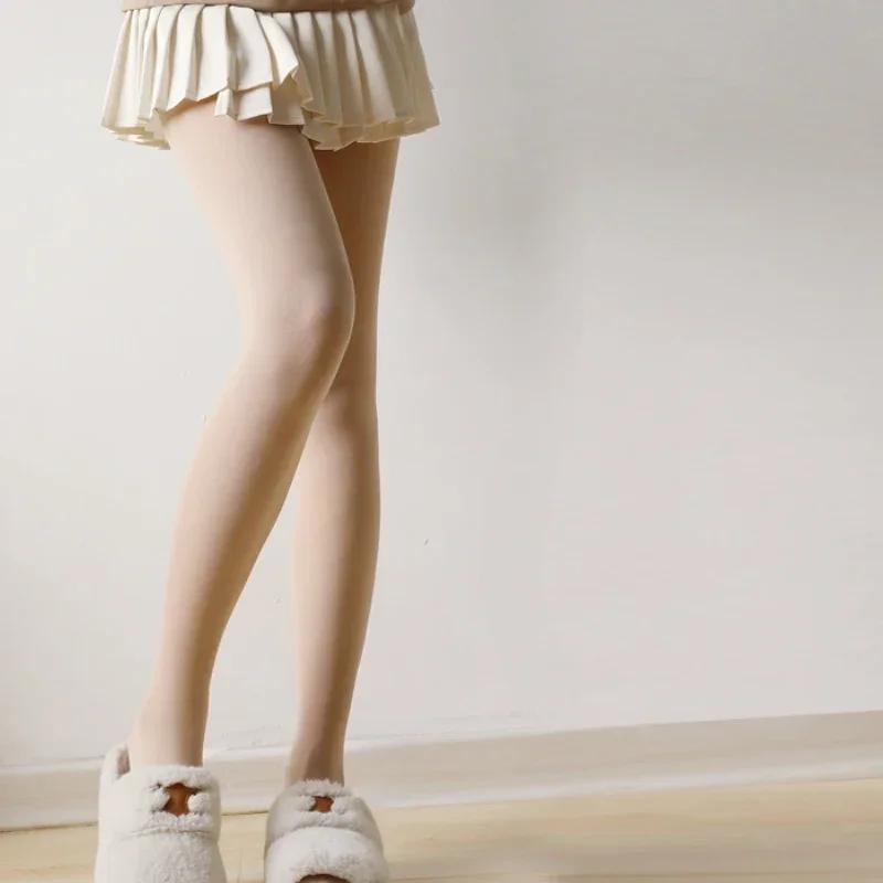 Women's Tights Slim Stockings Pantyhose Super Elastic Large Size Leggings Red Women's Media Sexy Tights Spring Autumn Winter