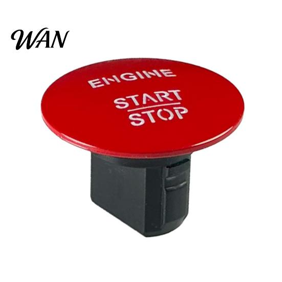 Engraved Characters Start Button Engine Stop Switch for Mercedes Benz, Car Push Easy Install Starter Switch, Button, Replacement Accessory OEM Style