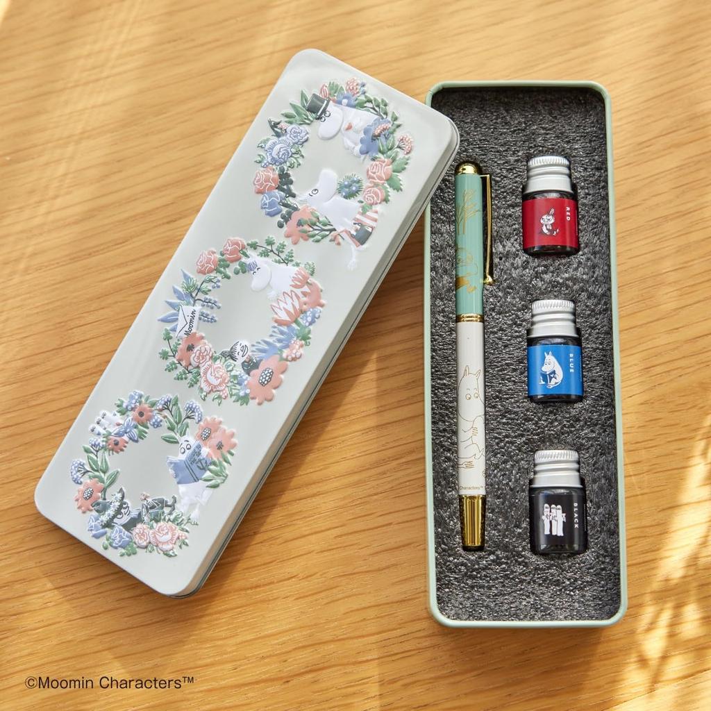 MOOMIN Adult Fountain Pen Set BOOK Brand (Takarajimasha Mook)