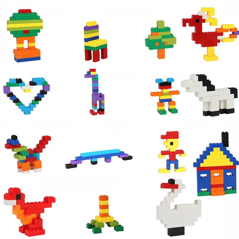 Brick City DIY Creative Building Blocks Bulk Model Character Educational Children's Toy Compatible 1000 Pieces