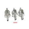 Fuel Check Valve Aluminum Alloy 4/6/8/10/12/14mm High Temp Resistance Automotive One Way Valve