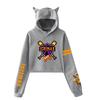 Short Hoodies Women Icrimax Printed Lady Sweatshirt Tracksuit Long Sleeve Female Cropped Top Fashion Korean Clothes Harajuku