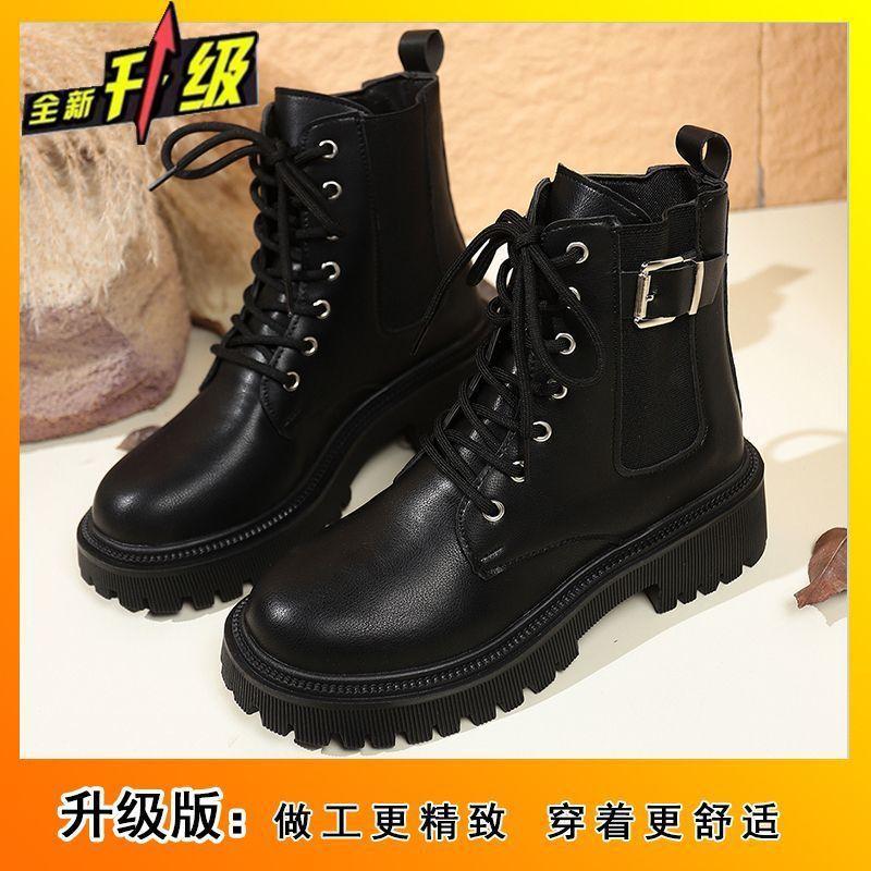 Martin Boots Women's British Casual Short Boots Children's 2025 Autumn and Winter New Sweet and Cool Single Boots Locomotive Platform Boots