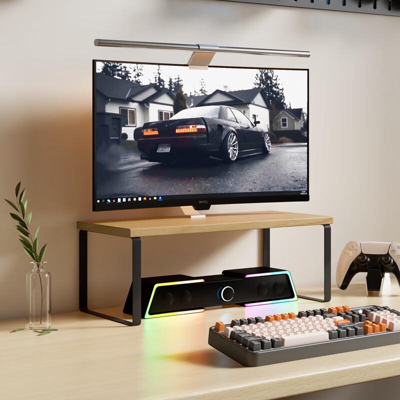 Ayub Computer Monitor Riser Stand with Storage