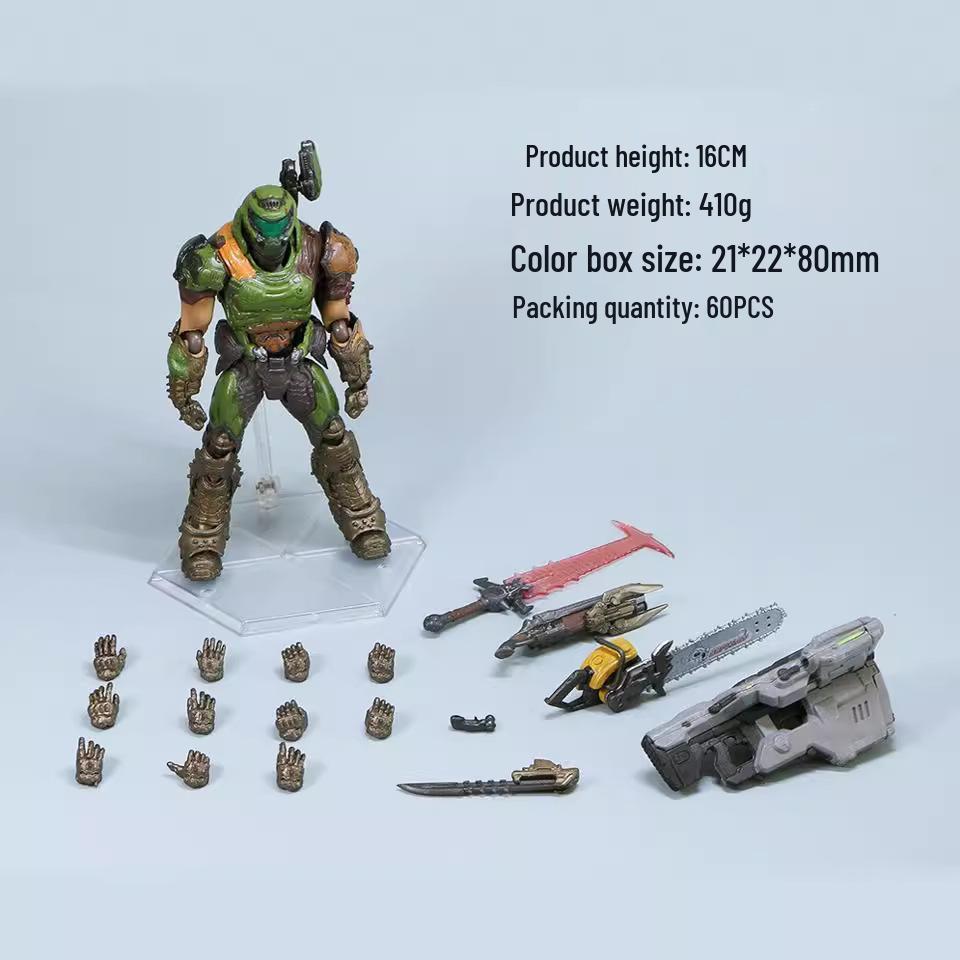 Figma-140 Фигурка Охотника на демонов: Орнамент-подарок Модель Воина-Разрушителя
