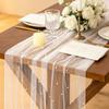 Prl Table Runner Romantic Prl Tulle Gauze Tablecloth Wedding Table Decor for Birthday Party Anniversary Holiday