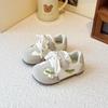 Girls' Spring/Autumn 2025 Cherry Embroidered Sneakers - Soft, Non-slip Casual Shoes