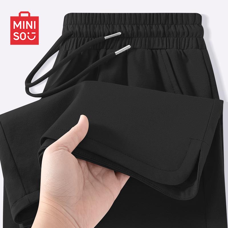 MINISO Men s Heavyweight Knit Summer Casual Bermuda Shorts XL