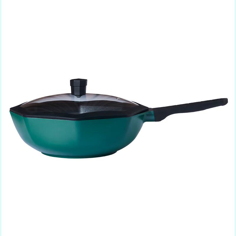 

Green Octagonal Maifan Stone Frying Pan