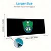 Al-Ahli Saudi FC Lace Solid Color Mouse Pad Large Gaming Table Cushion Non-slip Laptop Tablet Big Mousepad XXL Mat Mini PC Playmat With Lock edge