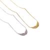 Collana Ciondolo Ali d'Angelo in Oro, Placcata Oro, Delicata Minimalista per Donna, Regali di Compleanno, Regali di San Valentino per Lei