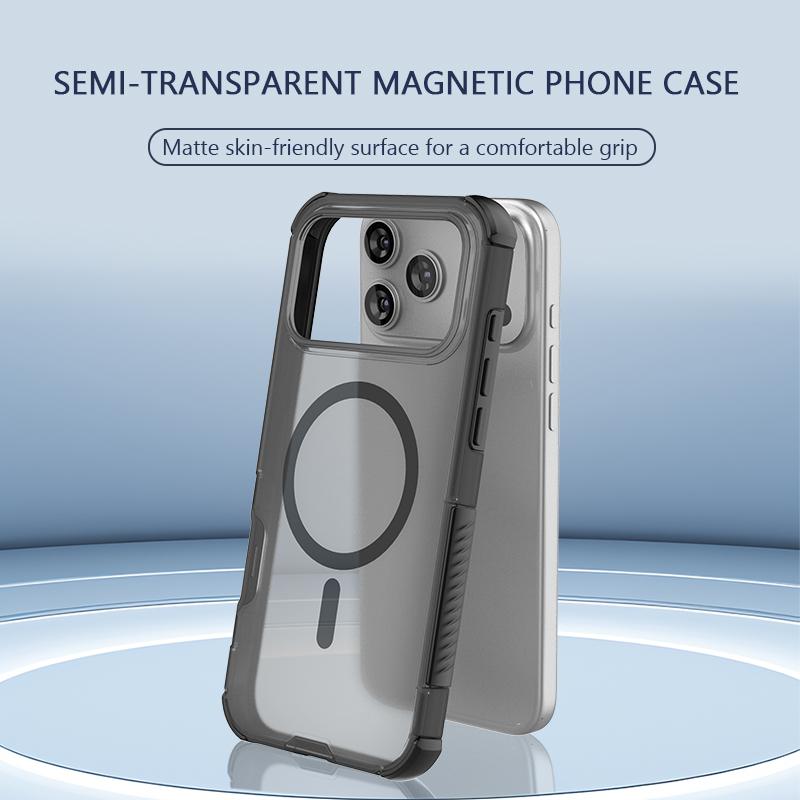 2 in 1 Matte Magsafe Magnetic Shockproof Phone Case For Samsung Galaxy S25 S26 Ultra S25 S26 Plus Skin-Feel Protective Cover