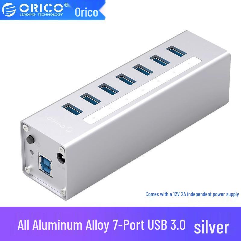 ORICO A3H High-Speed USB 3.0 Four-Port Expansion Hub with Power Supply