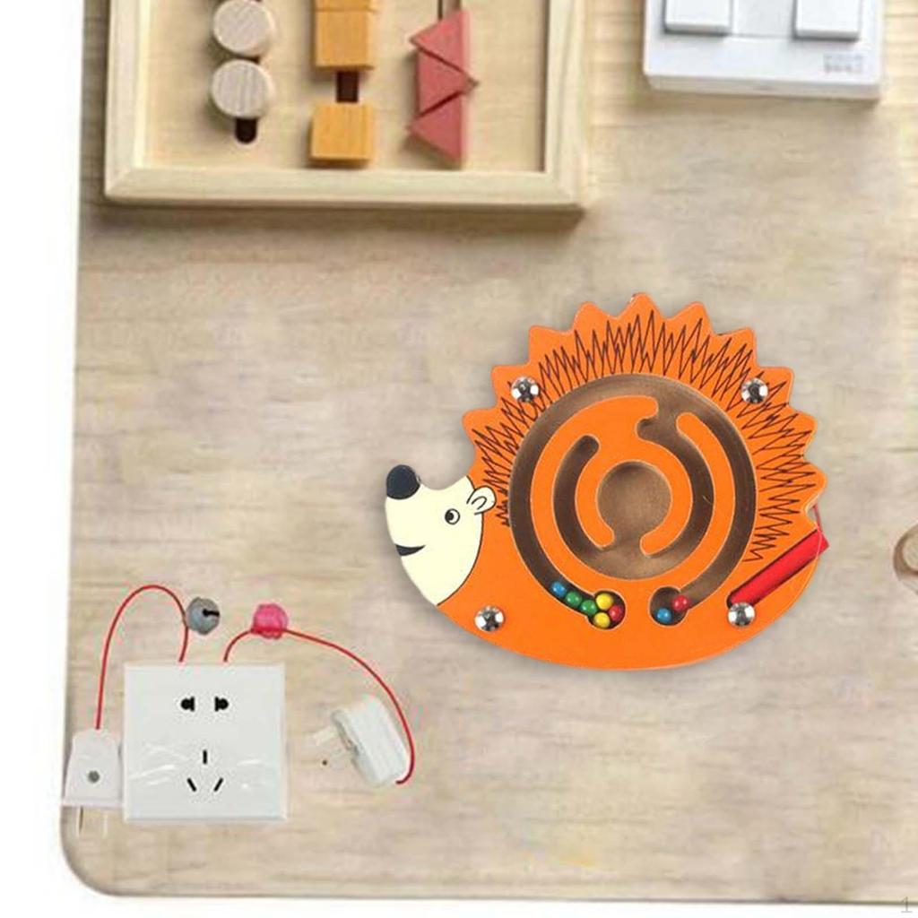 Busy Board DIY Accessories Learning Gifts Birthday Party Game for Baby Strawberry