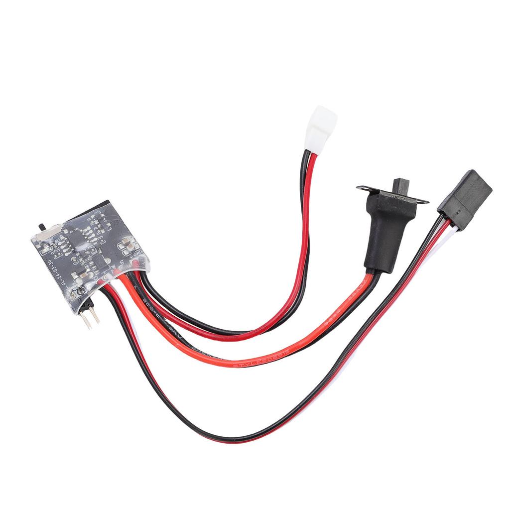 30A Miniaturowy Szczotkowany ESC RC Elektroniczny Regulator Prędkości z Hamulcem Wtyczka PH2.0 dla DIY 1 16 1 18 1 24 Samochód RC Łódź