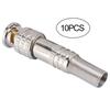 10Pcs Solderless Male BNC Connector for Surveillance Camera Systems