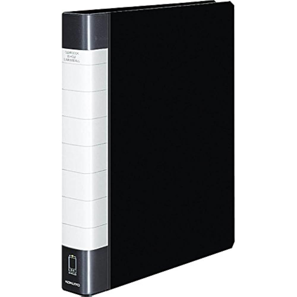 KOKUYO FILE Clear File Tough Body A4 Black LA-J730D