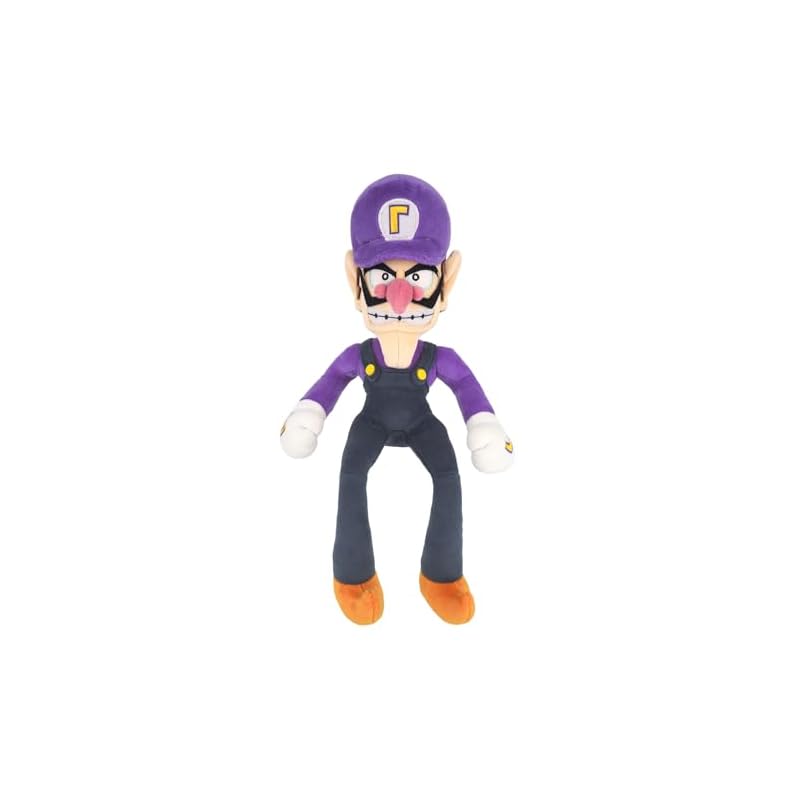 Sanei Boeki Super Mario ALL STAR COLLECTION Waluigi (S) W11 X D9.5 X H31cm Plush Toy AC09