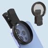 52mm Rotatable Adjustable Phone Star Filter Firelight Lens for Jewelry Accessories Night Photography Sparkling Effect Capture