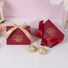 Valentine Treat Box Paper Valentines Candy Boxes Decorative Heart Gilding Boxes For Valentine's Day Party Favors
