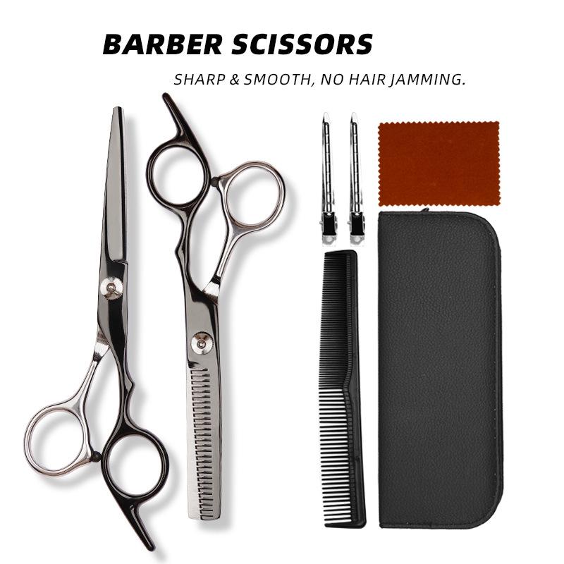 Professional Stainless Steel Hair Cutting Scissors Set - 4CR Hairdressing Shears