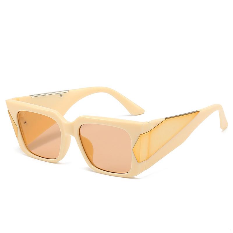 Large Box Sunglasses Women'S Sunglasses Catwalk Punk Sunglasses Korean Tide