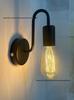 European Style Wrought Iron Wall Lamp - Creative Retro Design for Living Room, Bedroom & Bedside