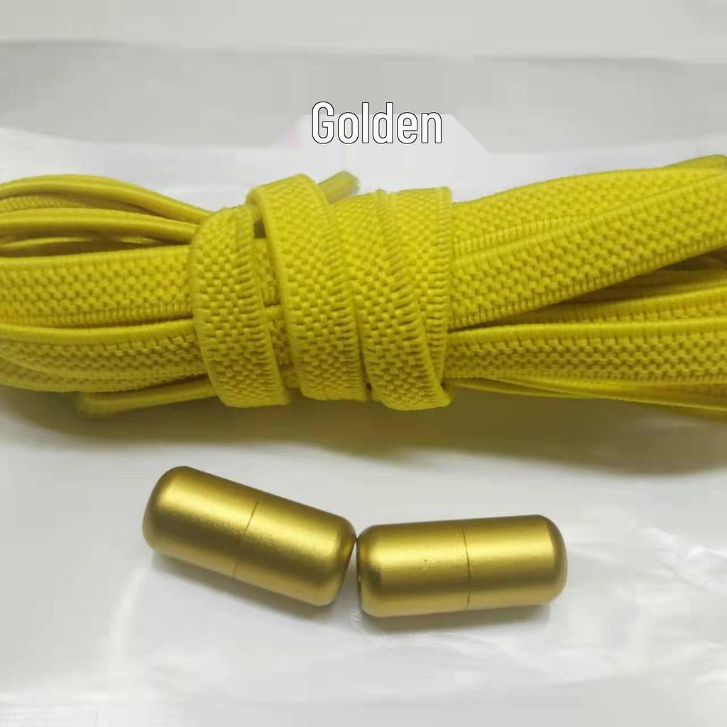 Colorful No-Tie Metal Capsule Lazy Shoelaces