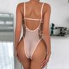 Sexy Butterfly Embroidery Slimming Bodysuit for Women