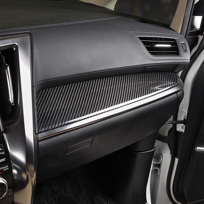 Real Carbon Fiber Interior Trim for Toyota Vellfire/Alphard: Instrument Panel & Center Console Mod Right Hand Drive