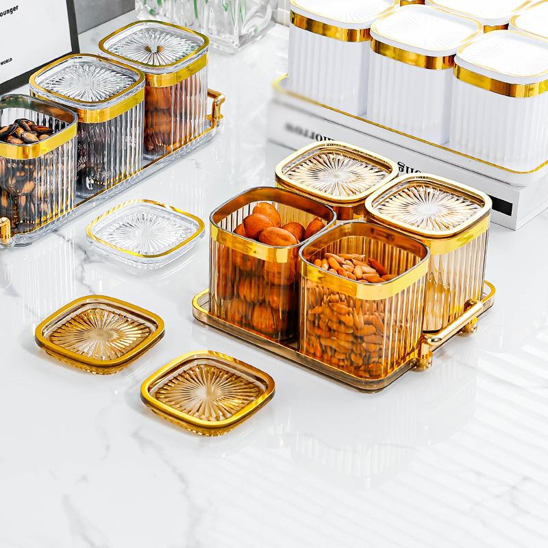 Sealed Tank, Grain Storage Box, Transparent Plastic Small Jar, Food Jar, Kitchen Food Grade Grain Storage Box