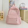 Schoolbag Bow School Bag Girls Japanese ins Style Simple College Student Backpack Lightweight Fashion High School Backpack Women