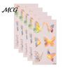 Easy Apply Tattoo Stickers 5 Sheets Butterfly Stickers, Waterproof Temporary Flower Tattoos, Colorful Safe Skin Tattoos Face Body for Parties