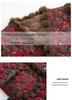 Camel Floral Fleece-Lined Tassel Vest: Versatile Spring & Autumn Wear for Middle-Aged and Elderly