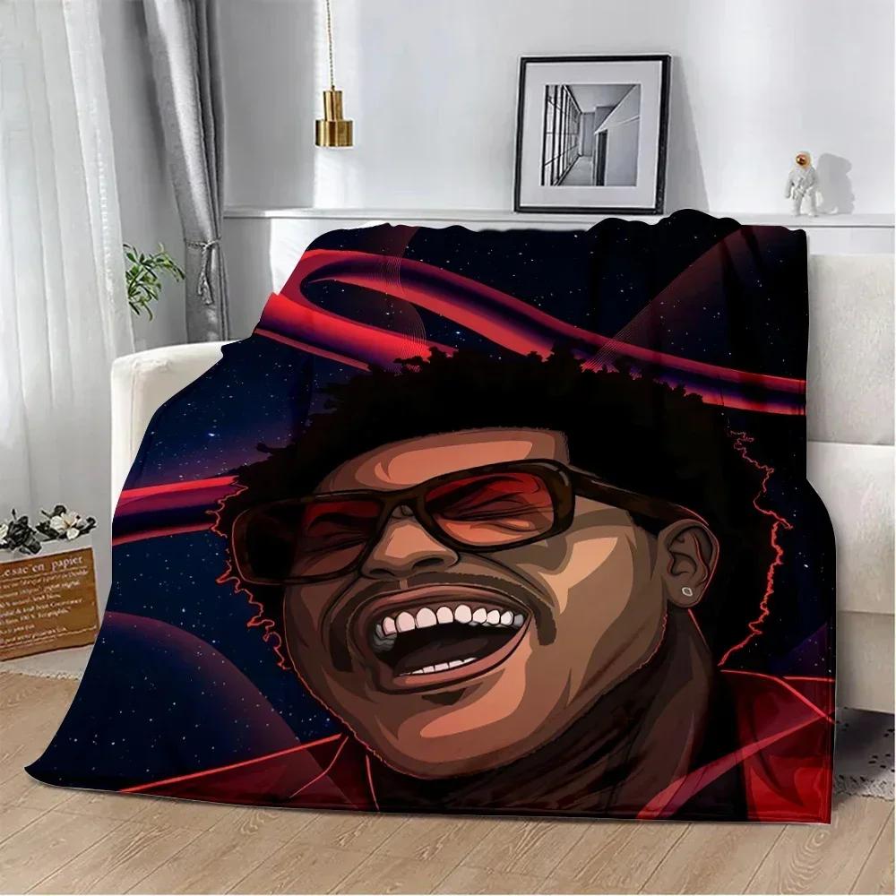 The Weeknd XO Minimalist Poster Printed Blanket Picnic Blankets Warm Blanket Soft and Comfortable Home Travel Birthday Gift