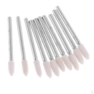 10 Pcs Sink Point Polishing Tool Felt Head Coined Cleaning Accessory
