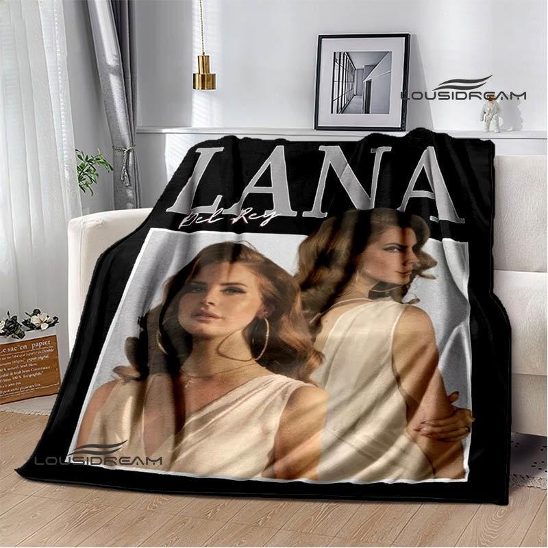 

Lana Del Rey Retro Printing Blanket Children s Warm Blanket Star Art Fashion Blanket Flannel Warm Throw Blanket Blanket for Gift All Seasons