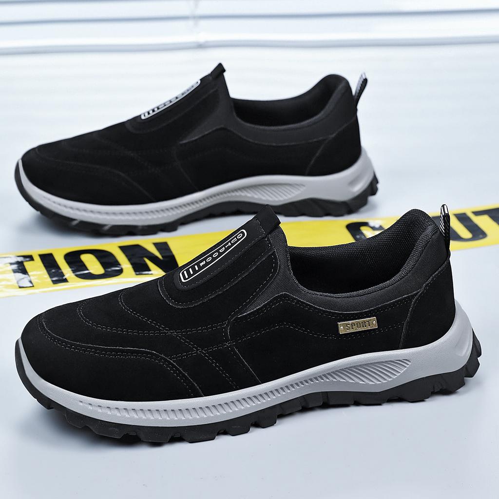 Men's Shoes New Casual Shoes Platform Comfortable Single Shoes Outdoor Mountaineering Sports Shoes One Pedal Shoes Men's