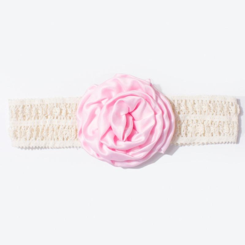 New Baby Lace Headband, Cute Flower Baby Elastic Fontanelle Headdress, Children's Accessories