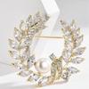 New Alloy Brooch High-end Niche Women's Peony High-end Pin Coat Suit High-end Versatile Brooch