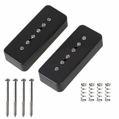 Yibuy Black Kit Set Electric Guitar Pickup Bridge and Neck Pickup 8K