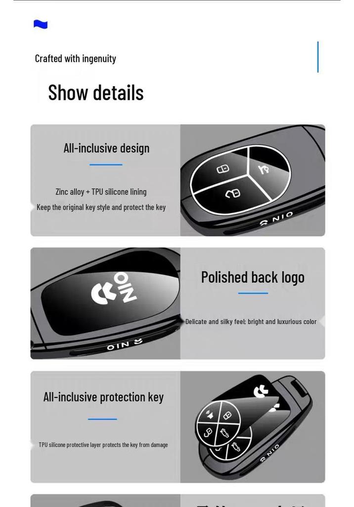 NIO ET9/ES8 Key Case - Protective Shell for NIO Car Remote (2025/2026 Models)