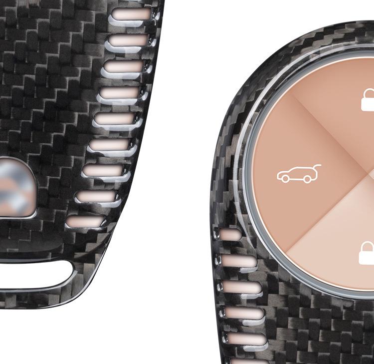 Real Carbon Fiber Key Shell for NIO ES68: Durable Protective Carbon Cover