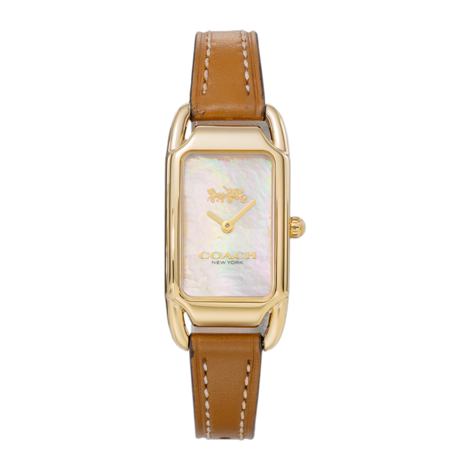 

Watch CADIE Pink Pearl Dial Quartz Daily Waterproof Mineral Glass 14504038 Camel [Coach] 20.5mm Women s [Item]