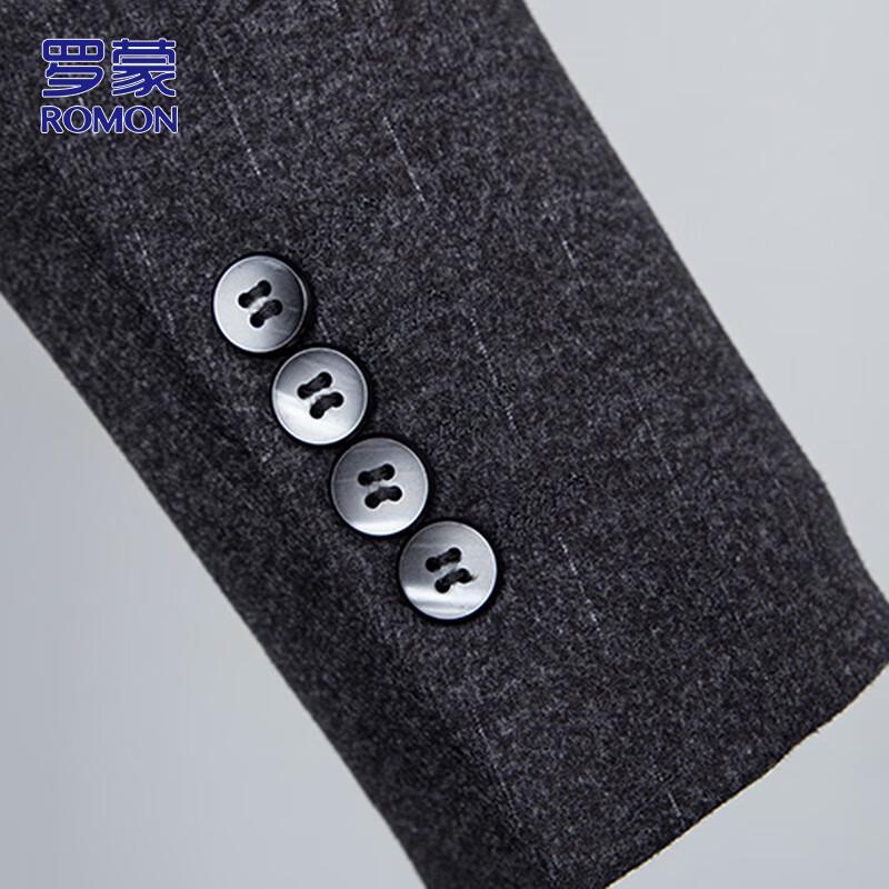 ROMON Men's Slim Fit Business Suit Jacket