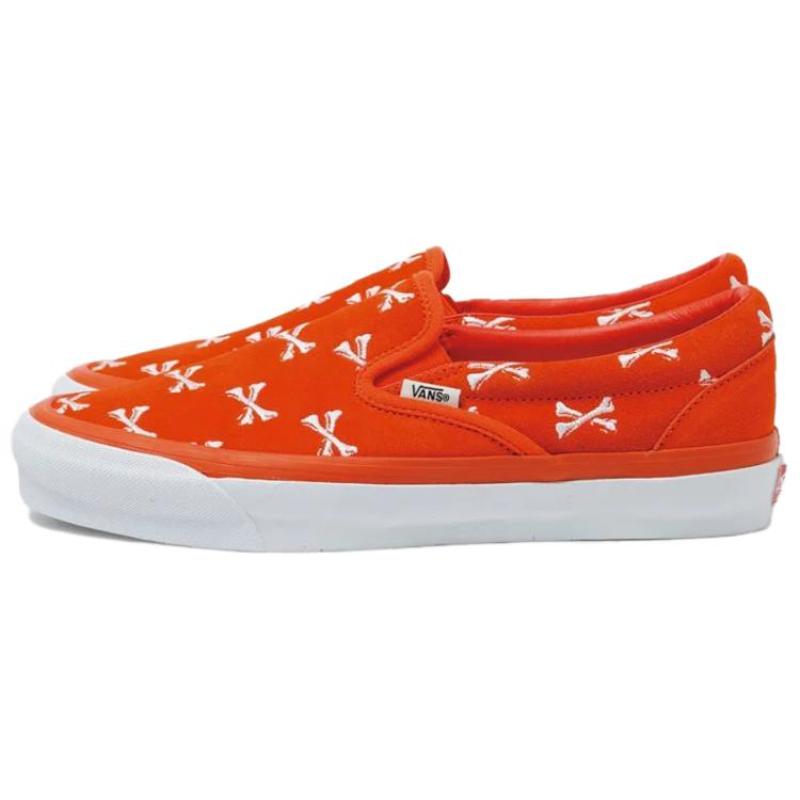 Vans Wtaps X Vans Og Classic Slip On Lx 'Bones Orange' Sneakers VN0A45JKK09